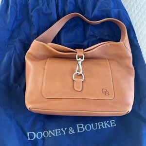 Dooney & Bourke Brown Leather Shoulder Bag